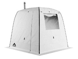 Camping sauna Morzh (Walrus). The tent color is white.