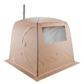 Camping sauna Morzh LUX XL (Walrus). The tent color is beige.