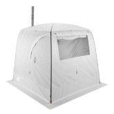 Camping sauna Morzh LUX XL (Walrus). The tent color is white.